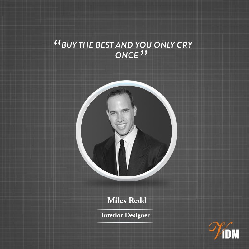 VIDMDelhi's tweet photo. That's so true...
#Quote #InteriorDesigner #MilesRedd https://t.co/Pt8IydlUVp