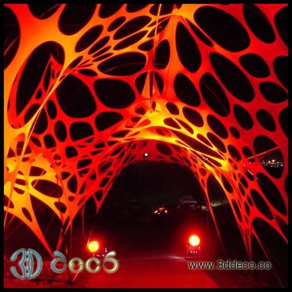 Stretch tunnel for a Cell C launch in PE #events #eventdesign   #designlife #bizbash