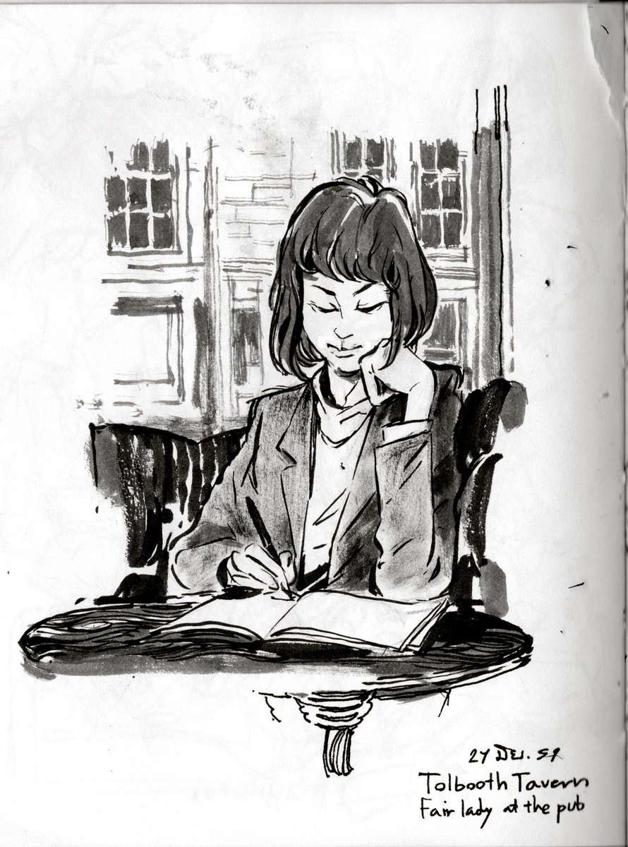 Edinburgh journal sketch II 
It was a good time :) 
Thx for my fellow there thats help me on this crazy trip 