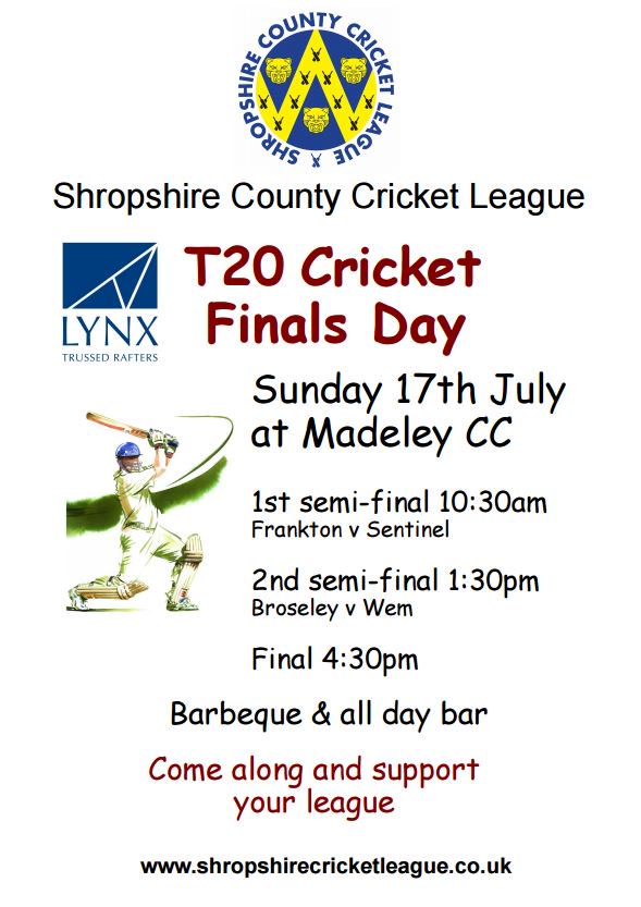 Ludlow Cricket Club (@ludlowcricket) on Twitter photo Good luck to <a href="/FranktonCC/">Frankton Cricket Club 🏫</a> @remancc <a href="/broseley_cc/">Broseley CC</a> <a href="/WemCricketClub/">Wem CC</a> in the finals day <a href="/MadeleyCC/">Madeley Cricket Club</a> <a href="/ShropCCLeague/">ShropshireCCLeague</a> Good luck to <a href="/FranktonCC/">Frankton Cricket Club 🏫</a> @remancc <a href="/broseley_cc/">Broseley CC</a> <a href="/WemCricketClub/">Wem CC</a> in the finals day <a href="/MadeleyCC/">Madeley Cricket Club</a> <a href="/ShropCCLeague/">ShropshireCCLeague</a>