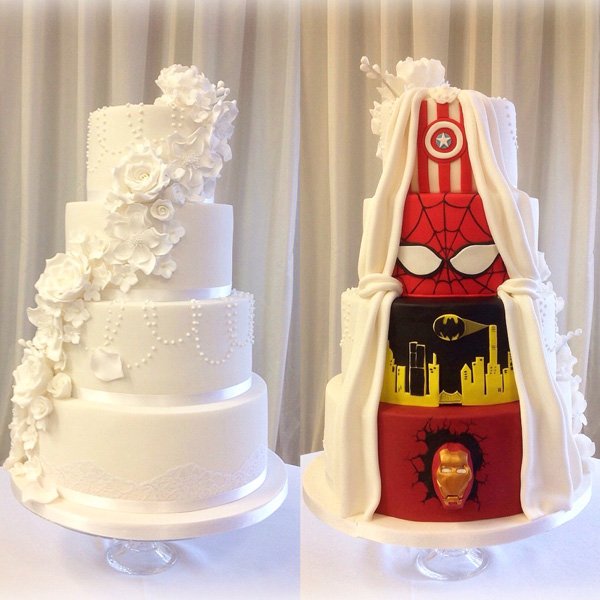 Marriage is all about compromise, isn't that right? Tag a mate who would love this cake!