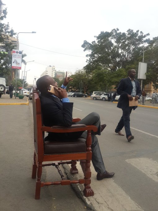 10 Best Photos Mimicking Museveni's Phone Call Stunt