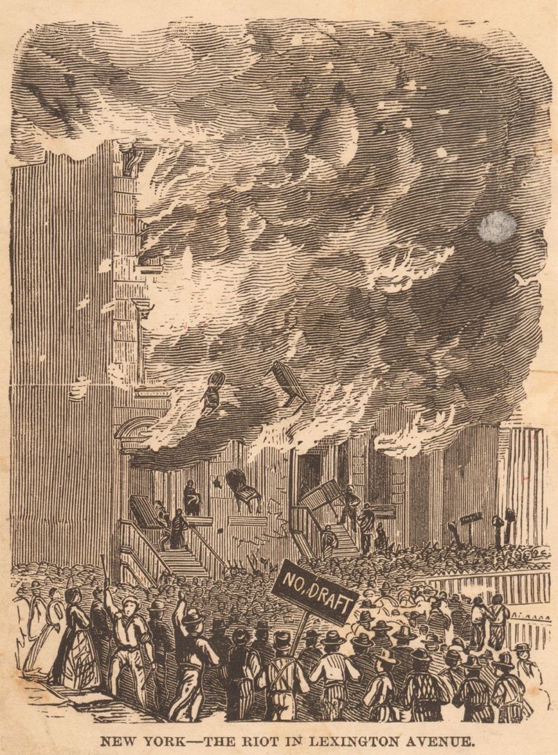 amhistorymuseum's tweet photo. Today in 1863: Civil War draft riots grip New York. First-hand account: https://t.co/nxNKc6L9y8 https://t.co/2ZlCJ9lHLJ