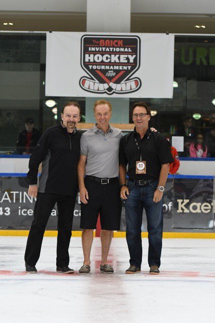 juniorbruins's tweet photo. Thx to the Brick Trinity-A. Wigston, B. Comrie &amp; C. Styles for their vision/creating the best hcky tourney in world. https://t.co/NOySEoM6OR