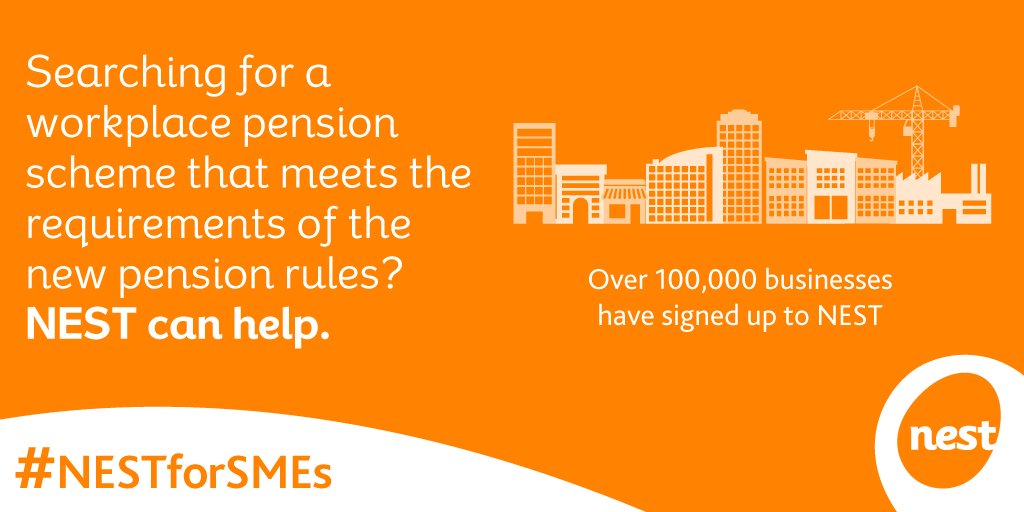 nestpensions's tweet image. NEST has been set up by the government especially for #autoenrolment bit.ly/1X9WLoT #NESTforSMEs
