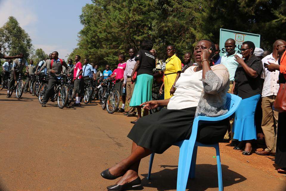 Ogutu_Christine's tweet image. Kisumu Deputy Governor #RuthOdinga pulling the #M7Challenge