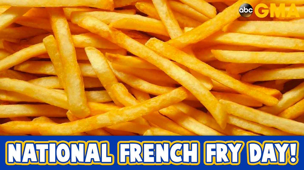 Happy #NationalFrenchFryDay! 🍟
