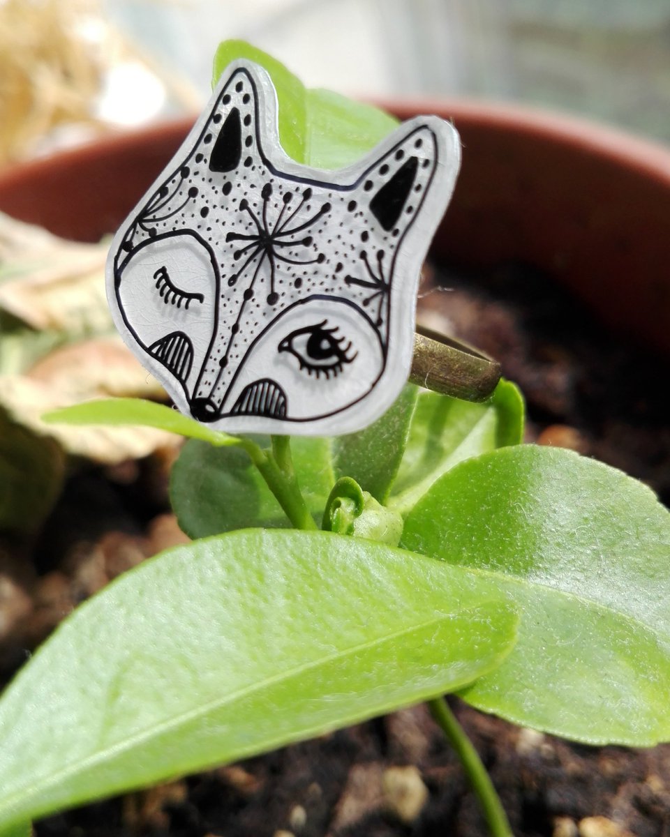 ievamarta's tweet photo. Lady dandelion Fox ring from:
https://www.ecom/shop/FoxyFoxShoptsy
#ring #bronzebase #blink #dandelion #handmade https://t.co/RVFcvJhhTi