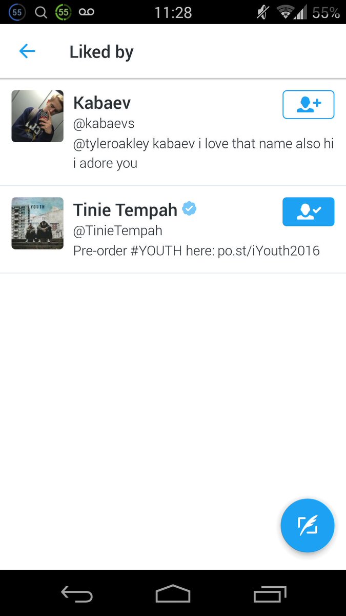 rickytobyglen's tweet photo. @TinieTempah liking our tweet 😀😀 https://t.co/3dDYV8e9t2