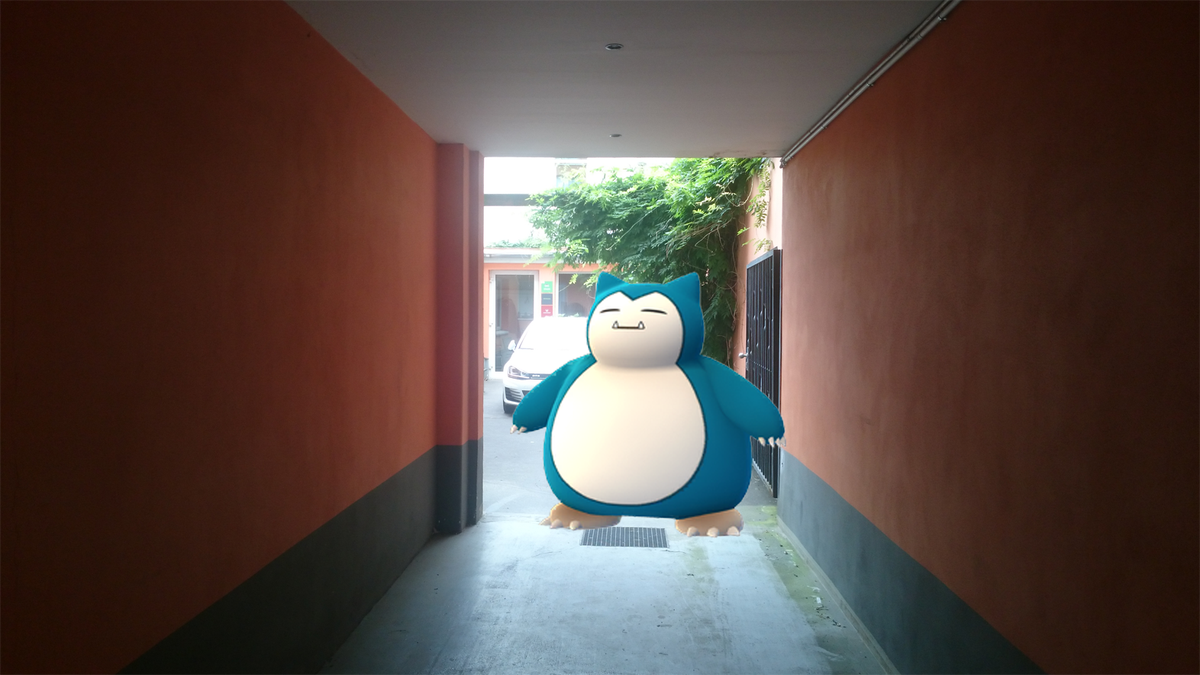 affenhaus86's tweet photo. Hilfe, wir können nicht zur Arbeit! Relaxo versperrt unsere Einfahrt :( #PokemonGO https://t.co/l2PWhBQ9QH
