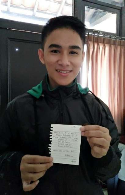 Hamvers_TA's tweet photo. Semoga lancar tes nya besok brother #Hamvers @DA3_IlhamPolman https://t.co/lZsmmMPazB