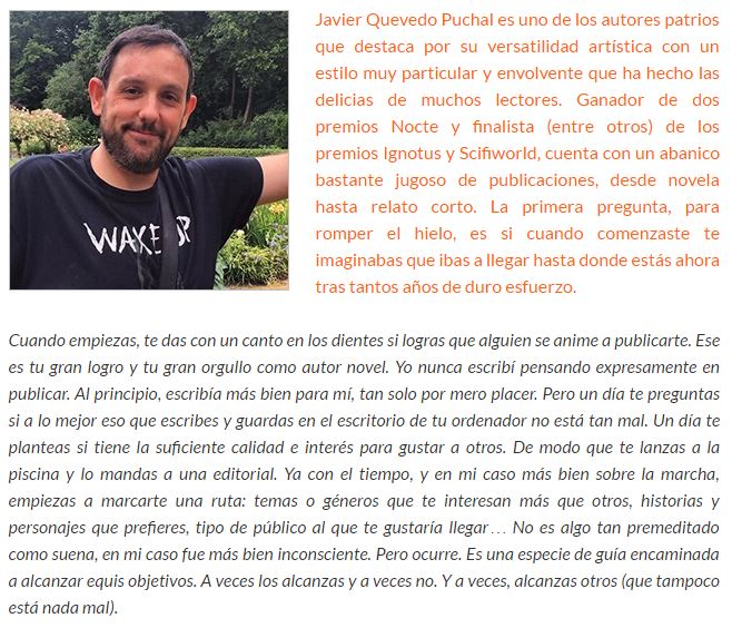 PuntoenBoca_Ed's tweet photo. En la revista NGC 3660 entrevistan a Javier Quevedo Puchal. https://t.co/vyvHH4xz2Q https://t.co/NdWxTiKKXj