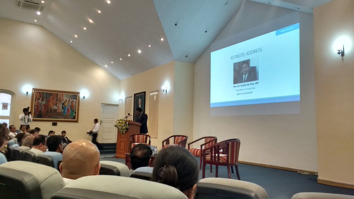 The_IntCa's tweet photo. The honest moderate approach to the diaspora seems to be working - @HarshadeSilvaMP @intlalert #RoadmapOSL https://t.co/REjg9kOXI1