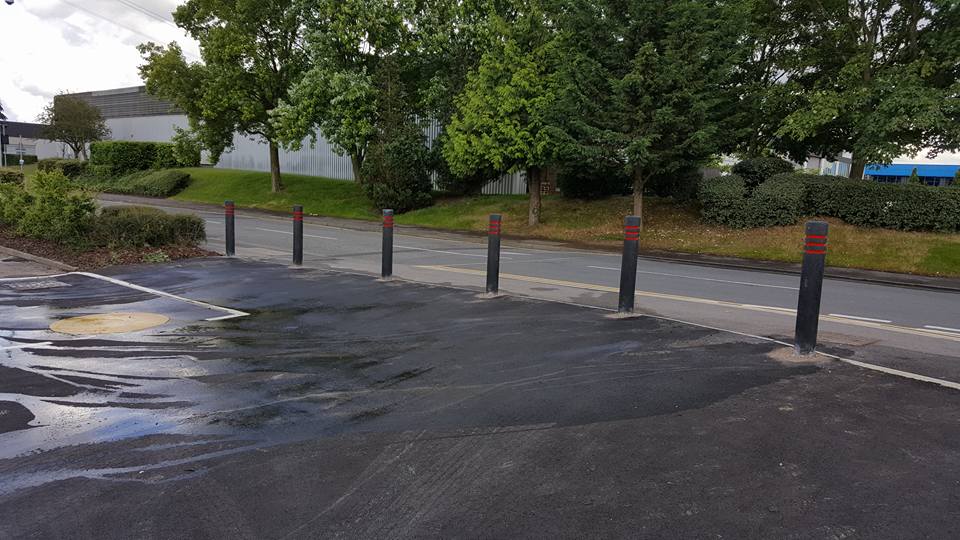 CJHCleaning's tweet photo. Another Job completed! installing bollards to our clients car park well done CJH Facilities looks great. https://t.co/f7yeMPpxKD