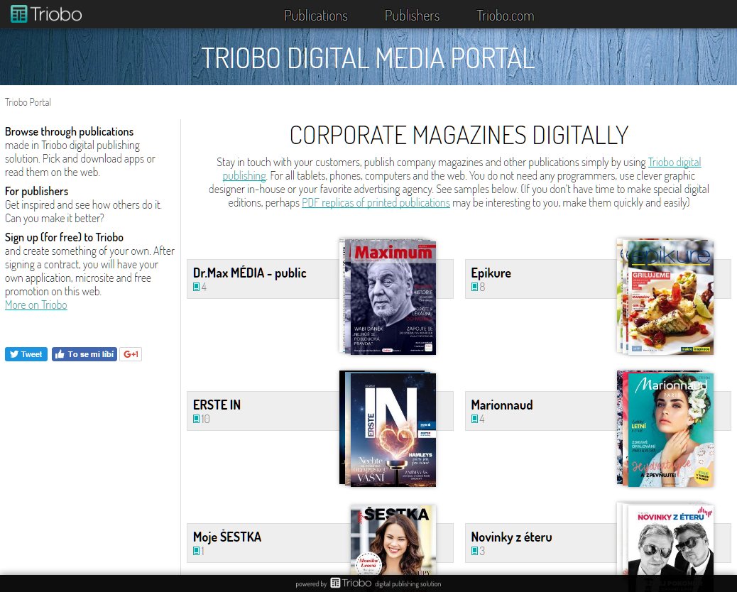 Stay in touch with customers, #publish #corporate #magazines by using #Triobo. Samples at 
portal.triobo.com/t/corporate-ma…