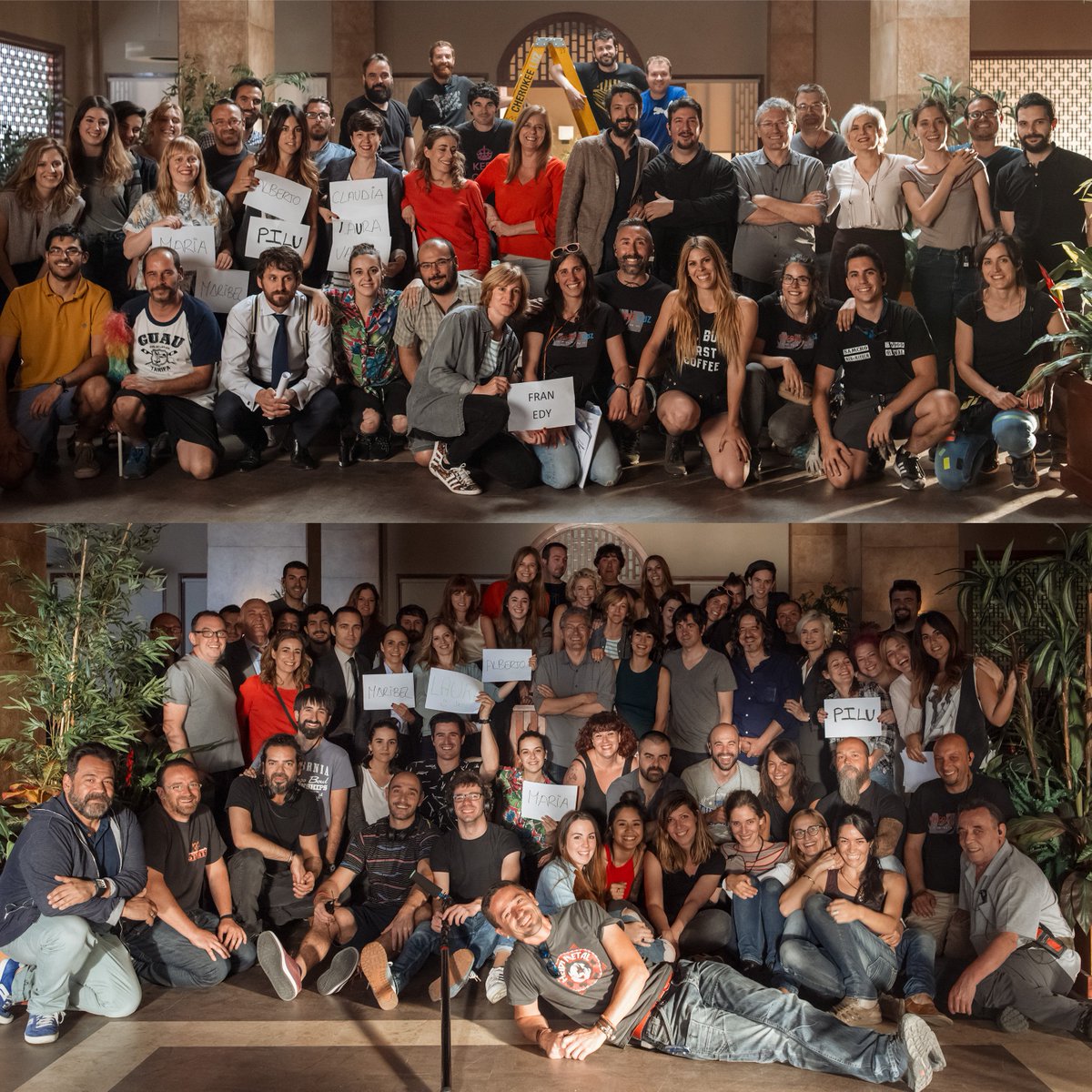 Queremos agradecer el trabajo de todo el equipo de #LaEmbajada. ¡Enhorabuena compañeros!