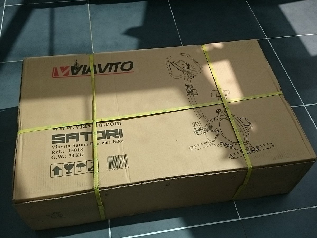 robinmuirhead's tweet photo. It's arrived, the new Viavito :-D #Viavito #fitness #spinning https://t.co/XYjqKsXPcT