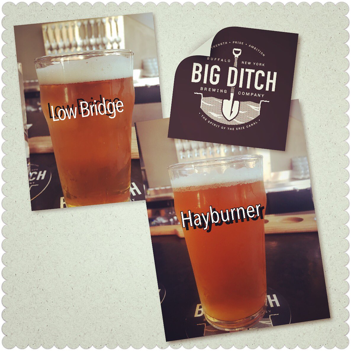 A pair of refreshing <a href="/bigditchbrewing/">Big Ditch Brewing</a> beers to help beat the heat. Low Bridge and Hayburner.