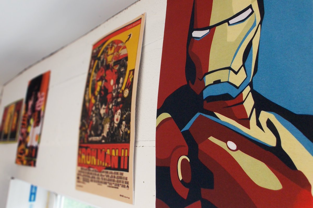 Creative_A_Ltd's tweet photo. Mark printed some t-shirts and decorate his work space with them!
#Marvel #IronMan #Avengers #creativeapparel https://t.co/B5F84QCq9O