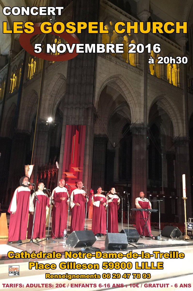 # Venez vivre ou revivre un moment magique avec les Gospel Church!!!
Billets: lepotcommun.fr/billet/iuxu6pgo