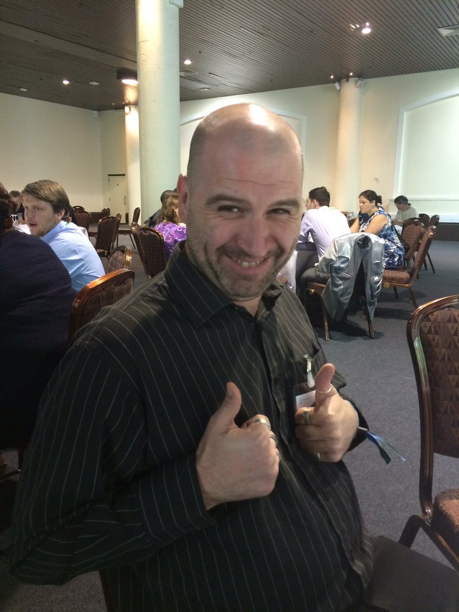 melindatompkins's tweet photo. ...and a big thumbs up for The Bish for all his hard work for the User Group community #SITSFEST https://t.co/gDgmpxnlsA