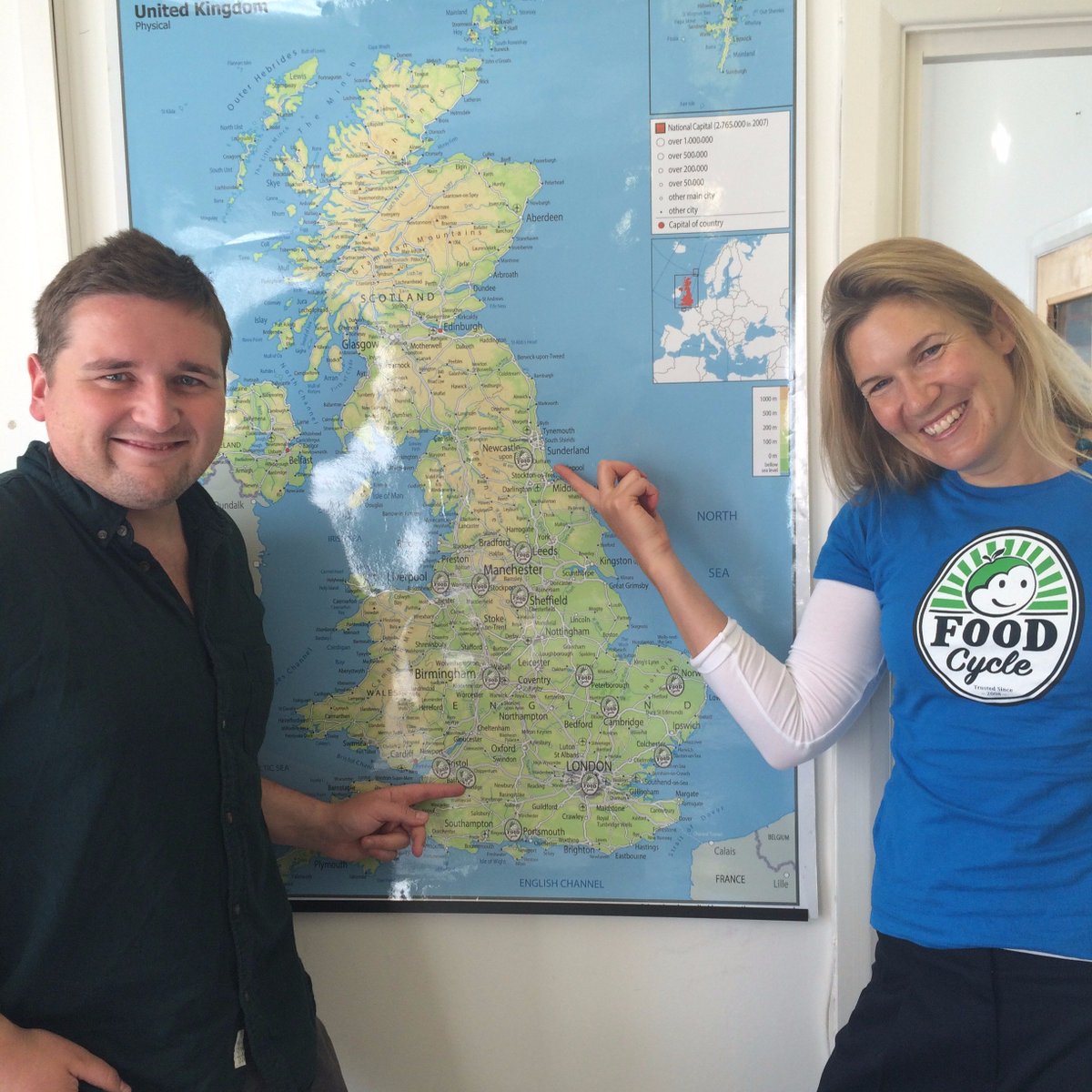 From north to south, FoodCycle Hubs making a huge difference all over the country today #communitymeals