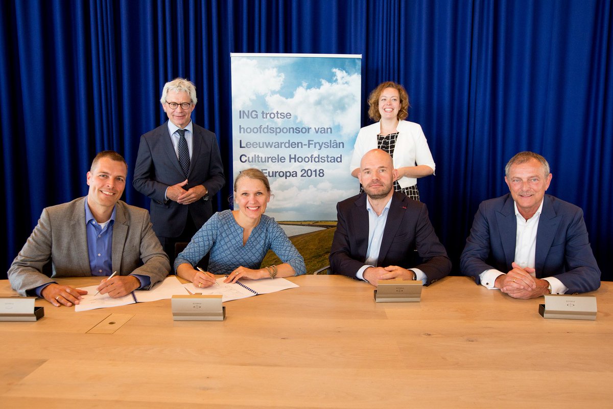 Vol trots  maken we bekend dat <a href="/INGnl/">ING Nederland</a> hoofdsponsor is van Leeuwarden-Fryslân 2018 bit.ly/29PexdN
