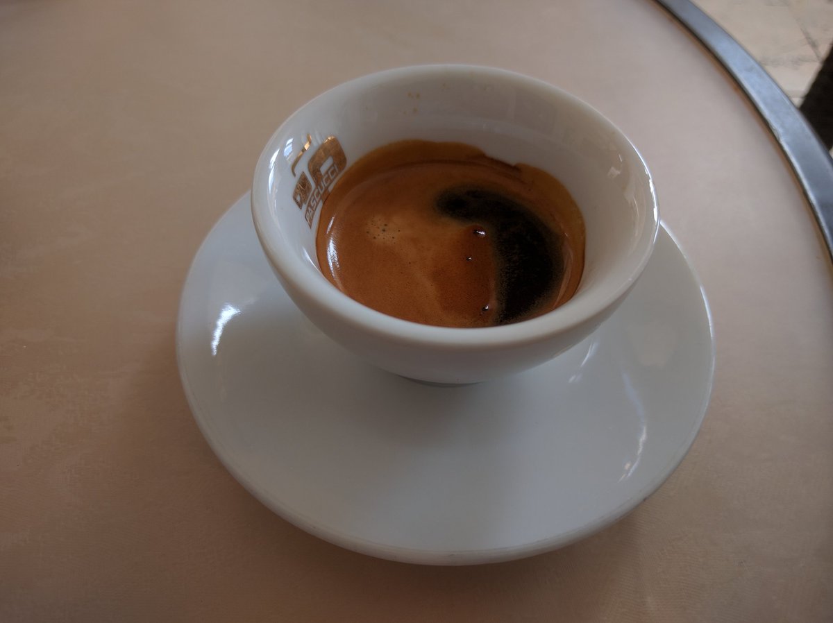 EcoEvoGames's tweet photo. Not enough espresso in the world for this jetlag… my talk today will be interesting if I stay awake. #isdg2016 https://t.co/IhDf6AifQ2