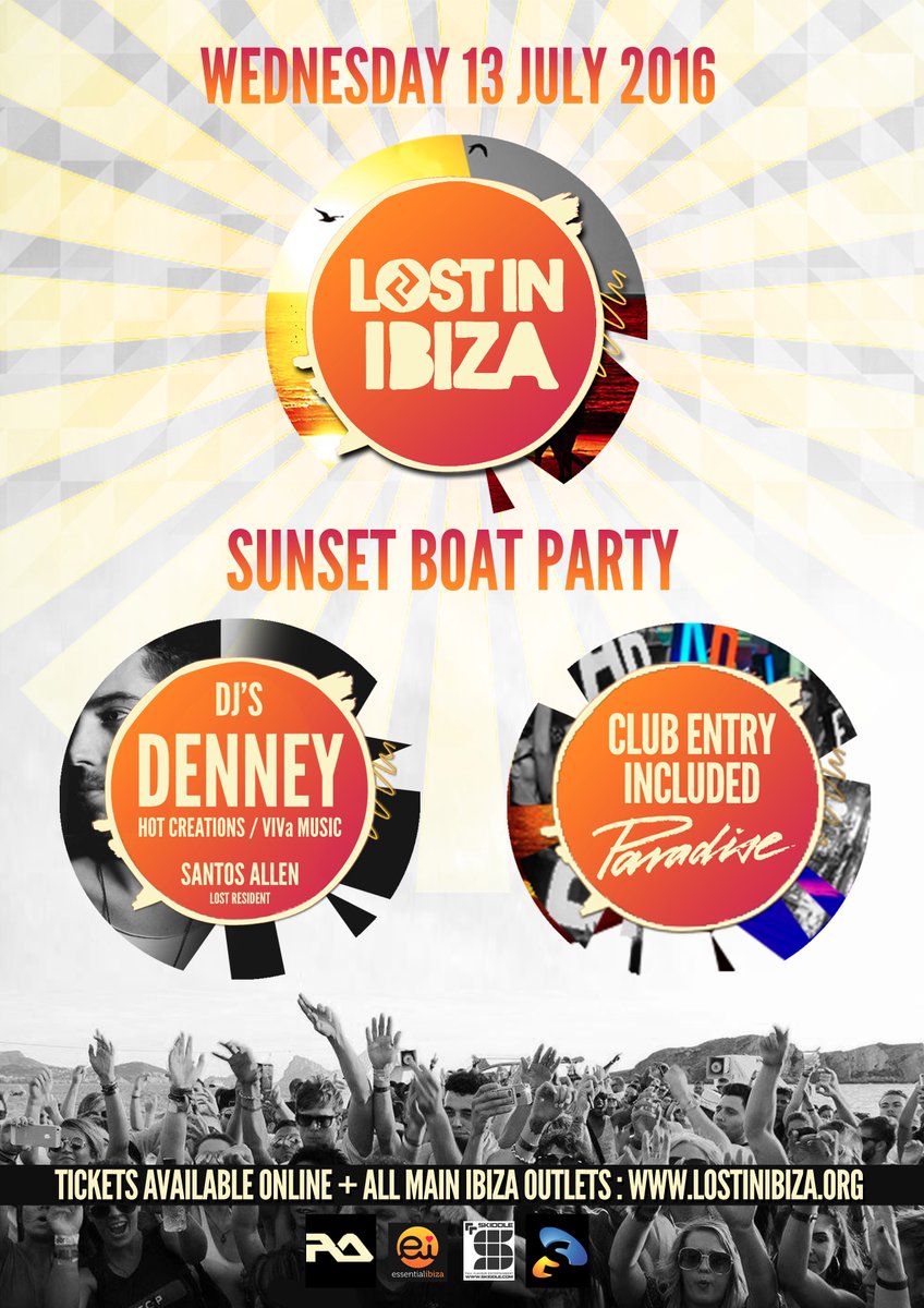 Lost_in_ibiza's tweet photo. TODAY we have @Denney_Music on board! #GoodVibes #BigSystem then onto @ParadisePrds #Ibiza https://t.co/viQHmQnlJm https://t.co/7JVuwbhADS