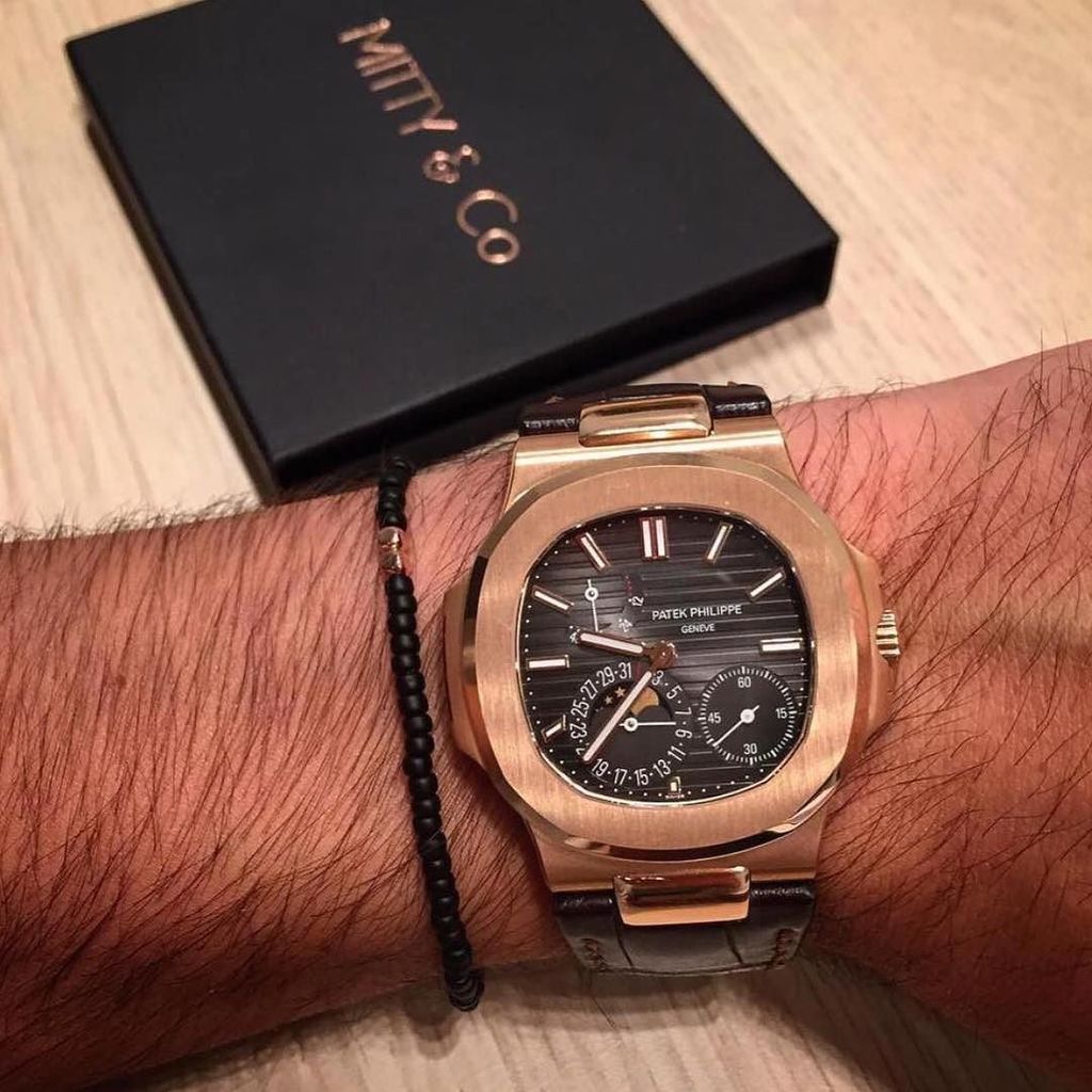 MittyAndCo's tweet photo. Matte Black &amp; Rose Gold Ft Patek | Bracelets Available At https://t.co/e29U2szmLo | Post … https://t.co/lmETxEyUWV https://t.co/ZzkLPOvzwa