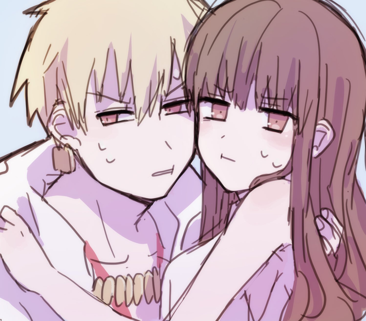 れんこん Auf Twitter 金女主らくがき 頬をくっつける構図好き れんこん Auf Twitter 金女主らくがき 頬をくっつける構図好き