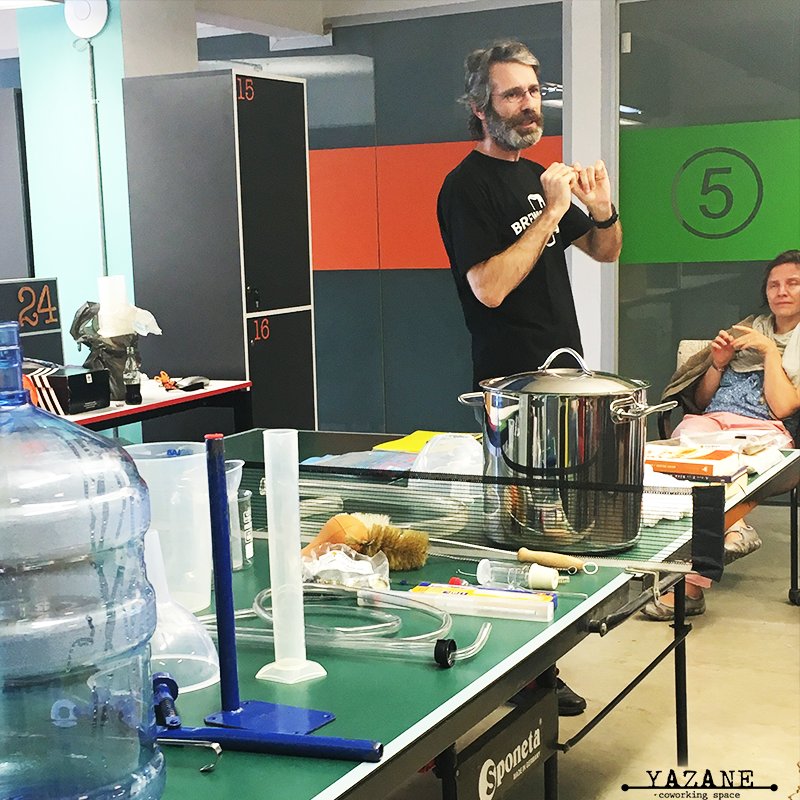 Bira Yapım Atölyesi'nde katılımcılarımız hem eğlendiler hem de bira yapımının inceliklerini öğrendiler... :)