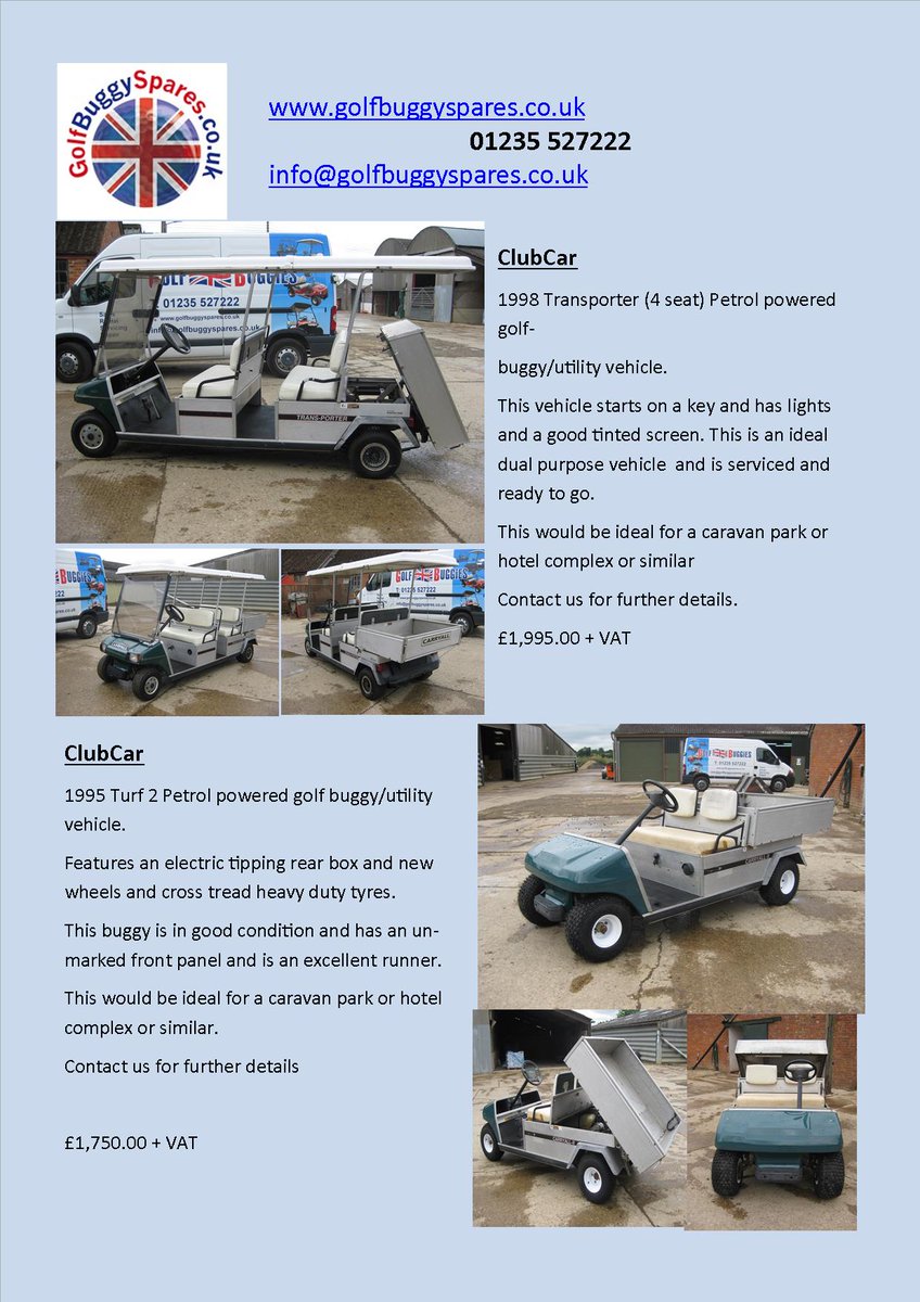 Golf Buggy Spares (BuggySpares) Twitter