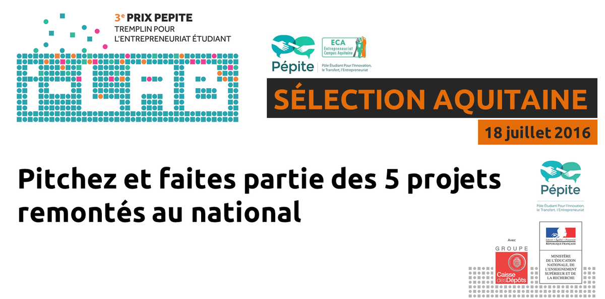 pepite_eca's tweet photo. @sas_Alogia @mink_sas @c_goehrs @ClmentPASCALON @CamilleHoudard on vous attend pour pitcher le 18 au #prixpepite ! https://t.co/mEdbp6jstr
