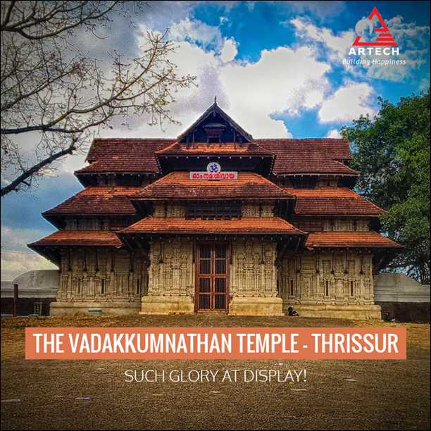 ArtechRealtors's tweet image. The Vadakkumnathan temple - Thrissur. #vadakkumnathan #architecture #artech#temples #southindia #culture