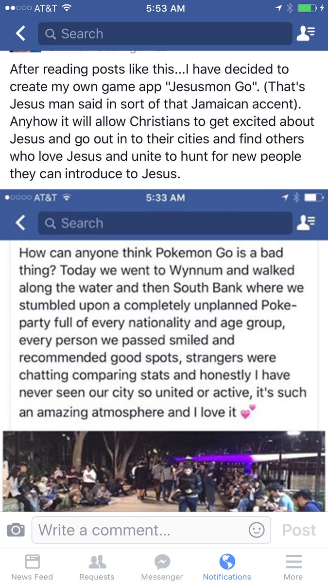 cathyistweeting's tweet photo. #evangelism #witness #shareJesus #gooutintotheworld #faith #God #Matthew2819 #PokemonGO #youth #college https://t.co/soOFBRZFGH