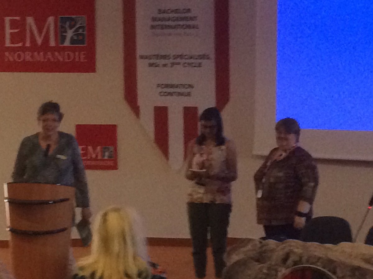 Britt won the best phd-paper! #ecsm16