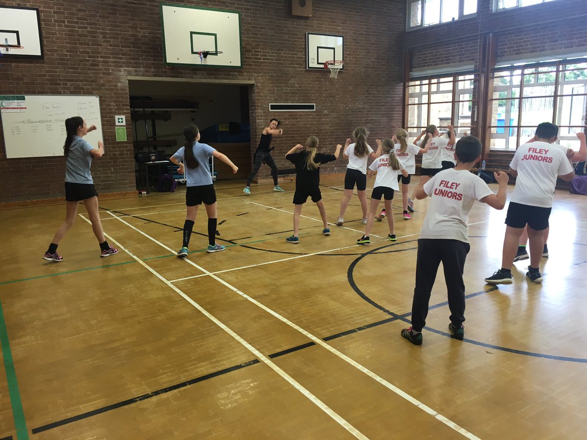 Yr5 Transition Day activities going well. Students learning new dances. #high_expectations #everyperson <a href="/FileyJunior/">Filey Junior School</a>