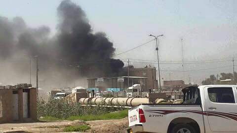 انتحاري على مذهب الوهابية يفجر نفسه ب داخل سيطرة بوابة بغداد. بعد فشله في العبور
الضحايا 13 شهيدا وجريحا
 #الحسينية
