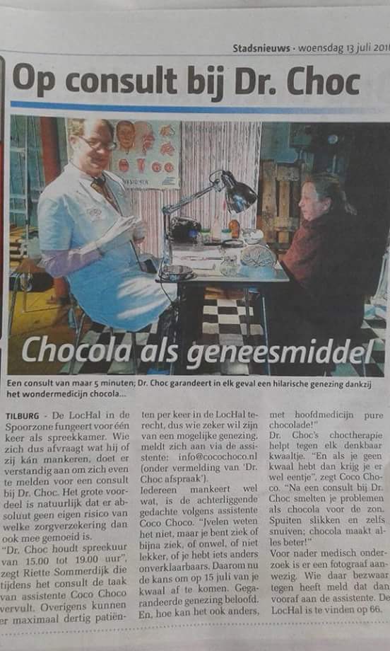 Zeg niet dat jij het niet wist! Vrijdag in de LocHal, #Tilburg. Vanaf 15u. De ideale Doctor die ieder kind geneest!