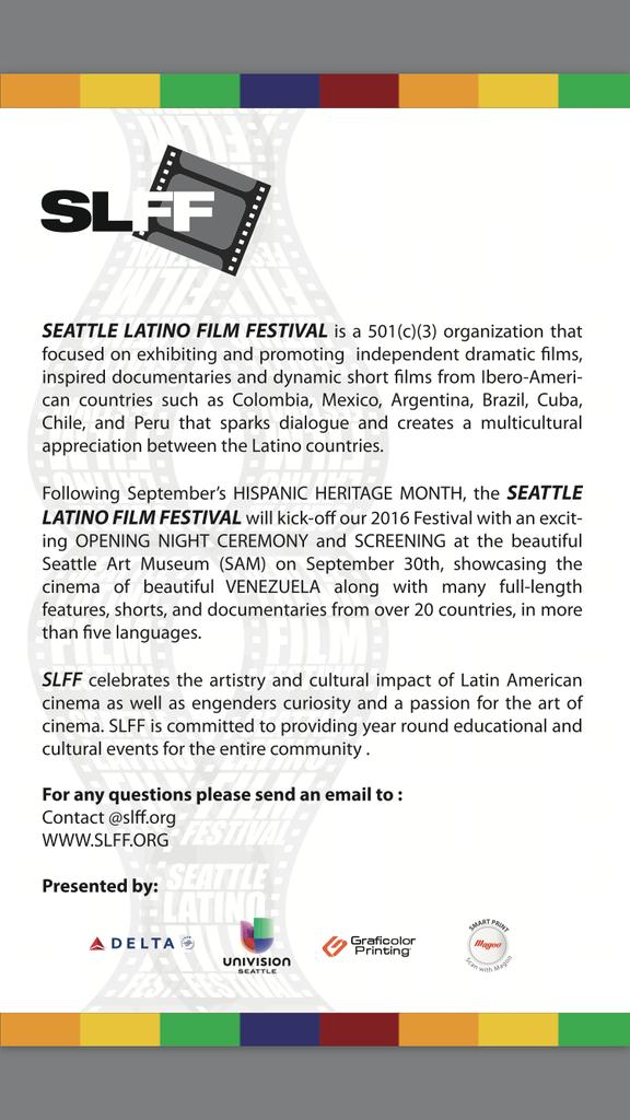 Seattle Latino Film Festival mission
