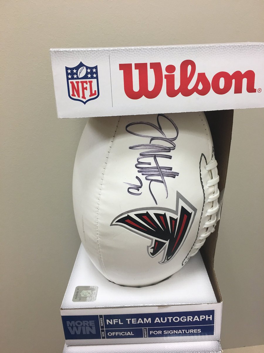 How about a signed ball from @JakeMatthews70 for our next #NationalGiveSomethingAwayDay? RT to be entered to win!