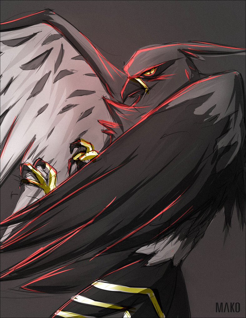 PokeHype's tweet photo. Talonflame by Makosaur! https://t.co/mmRm1G5JZq