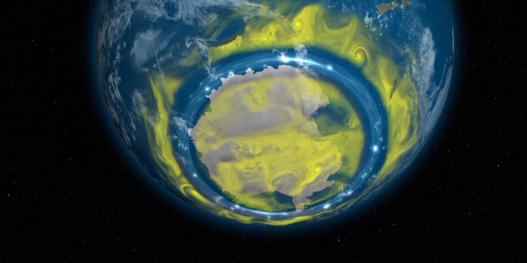 BusinessInsider's tweet photo. A giant man-made hole in Earth's atmosphere is getting smaller https://t.co/oyBA2Yuowe https://t.co/77x1DS2pg7