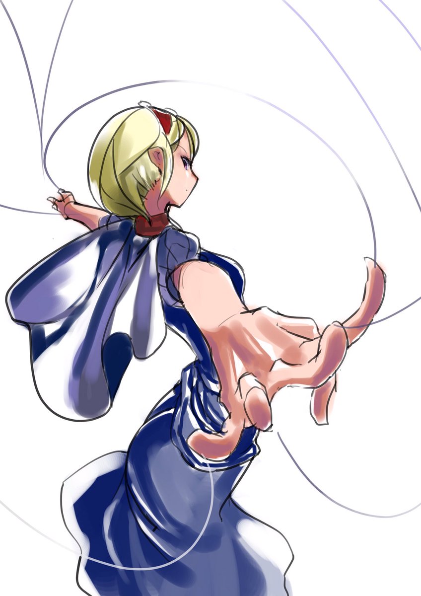 #深夜の真剣お絵描き60分一本勝負
アリス 