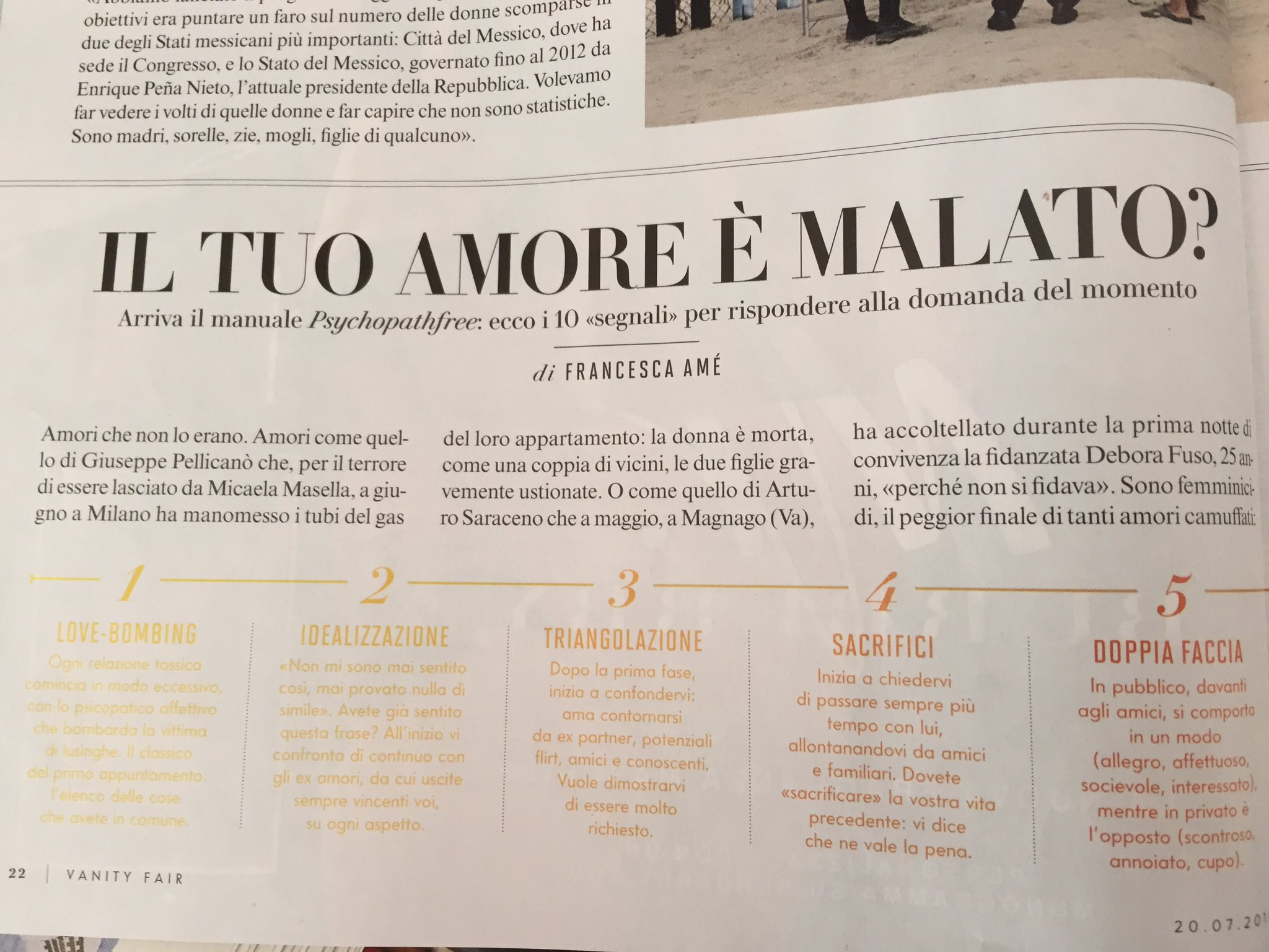 Francesca Ame Dedic A Chi D Estate Solo Gossip T Co Rtylrexod7 Diariodiadamo Vanityfairit L Amore Tossico Womenmatter