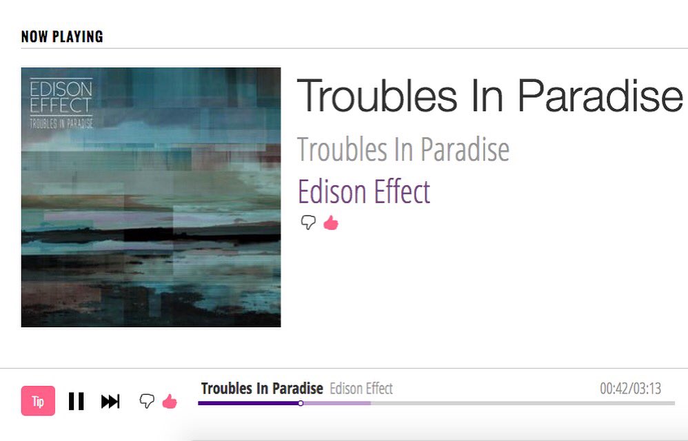 beatgasm's tweet photo. Check out the #EdisonEffect on #BEATGASM #INDIEMUSIC #DiscoverWeekly #localmusic https://t.co/WKvi5baJMe
