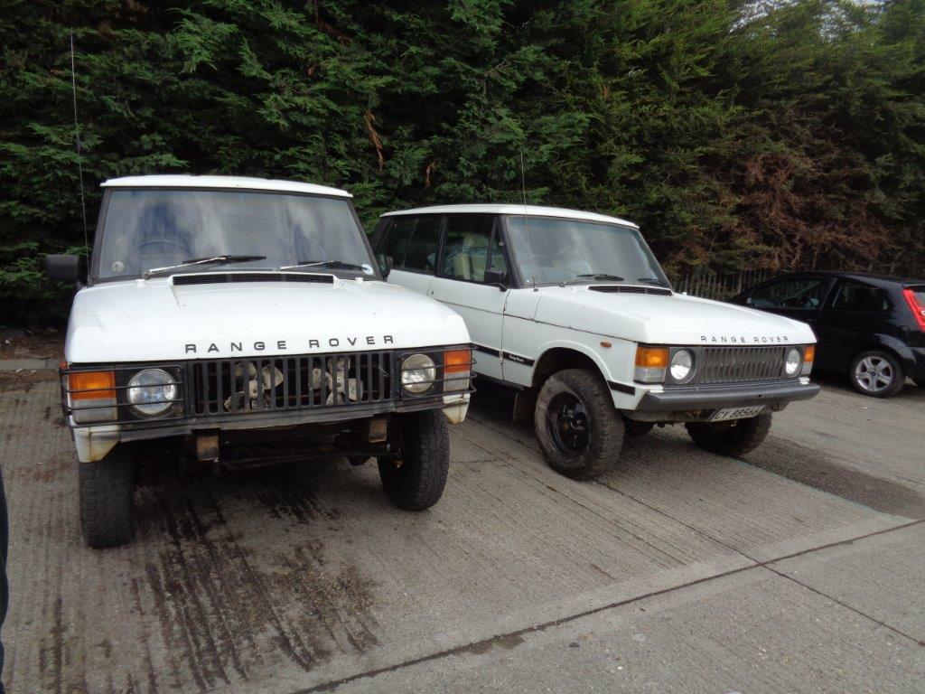 We have just arranged the #customsclearance &amp; unpack of these two #rangerovers from South Africa #carshipping