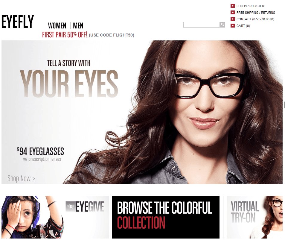 ResponsiveWorld's tweet photo. We make ecommerce sites sparkle. Check out what we did for Eyefly. https://t.co/M8iaqZQHtf #responsivesolutions https://t.co/EQhFSemJXW