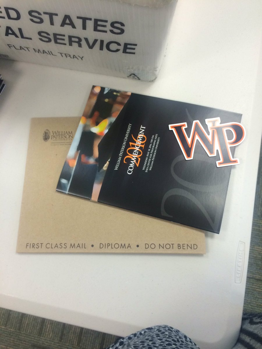 wpunj_registrar's tweet photo. We're here until 7 pm tonight for diploma pick up! Morrison Hall-Registrar's Office. https://t.co/0A8jjRkxzu